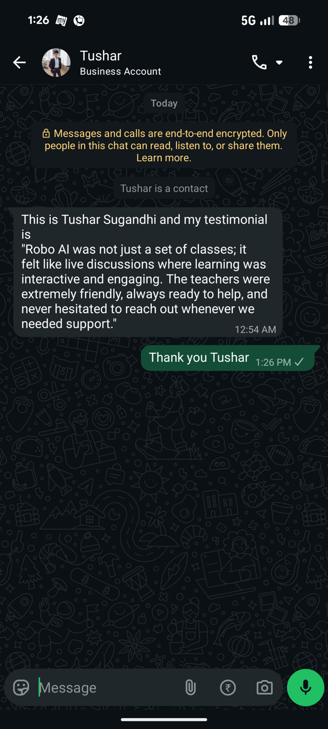 WhatsApp proof 1