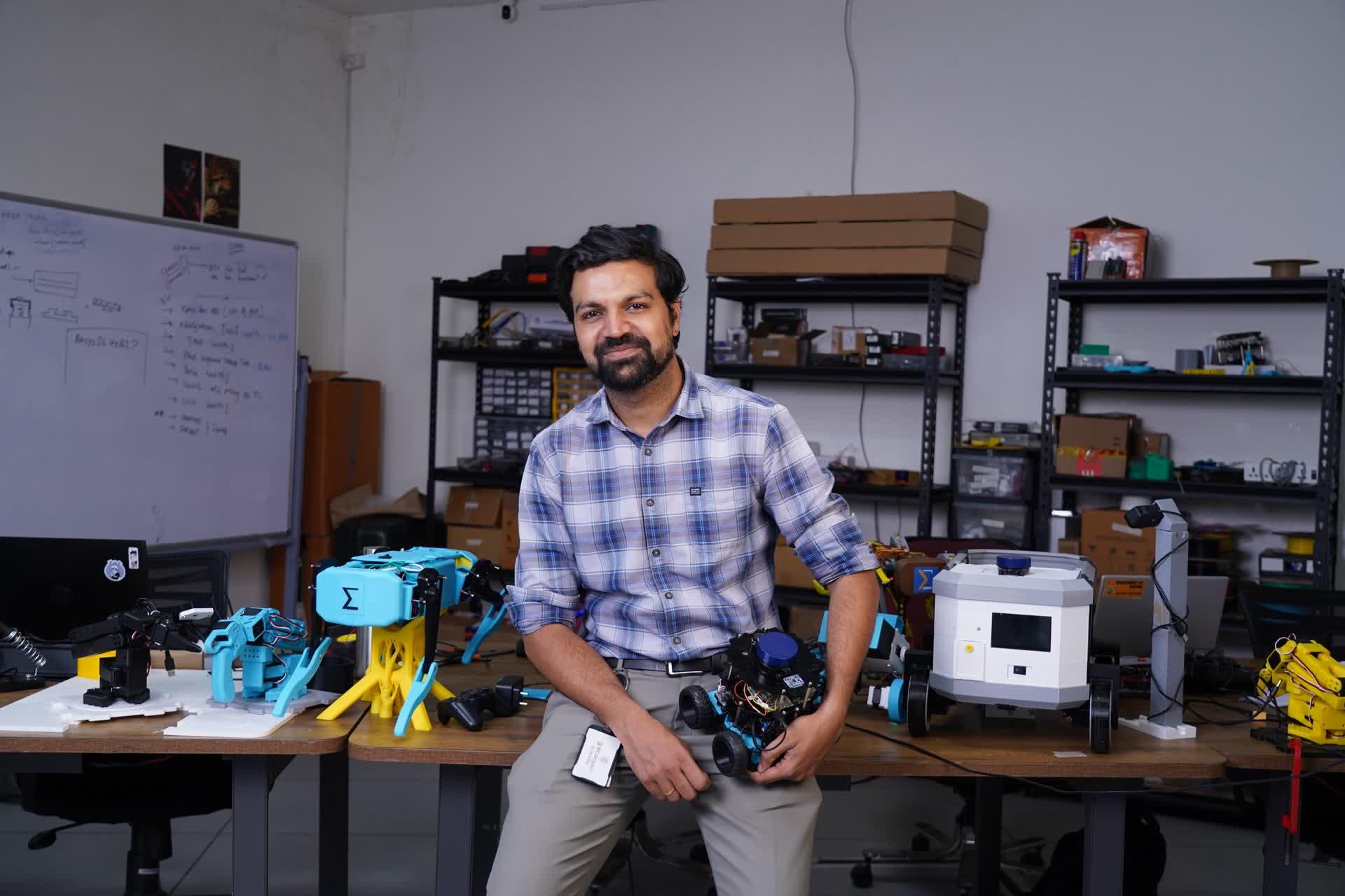 Resident Robotics — students at work