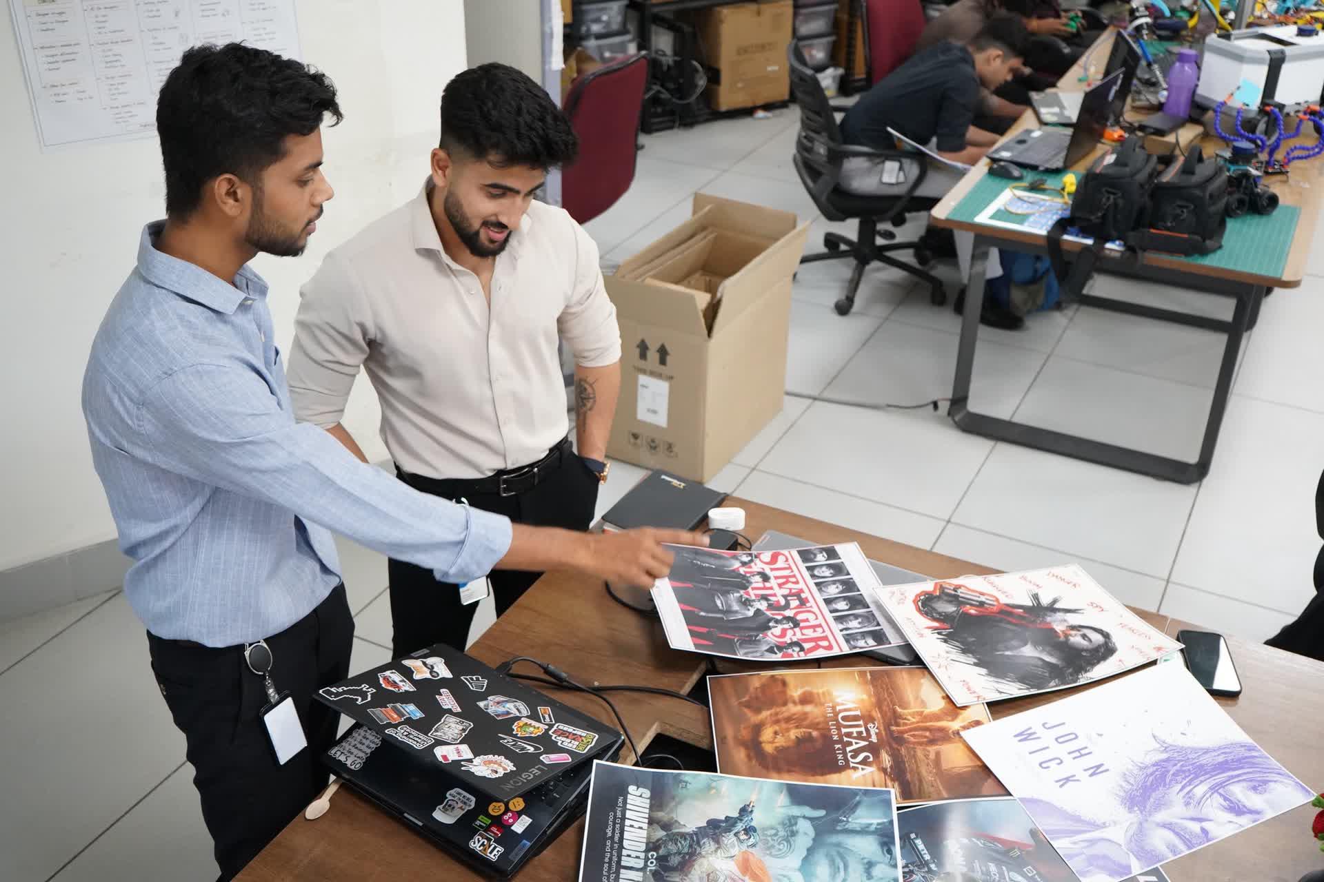 Resident Robotics — students at work