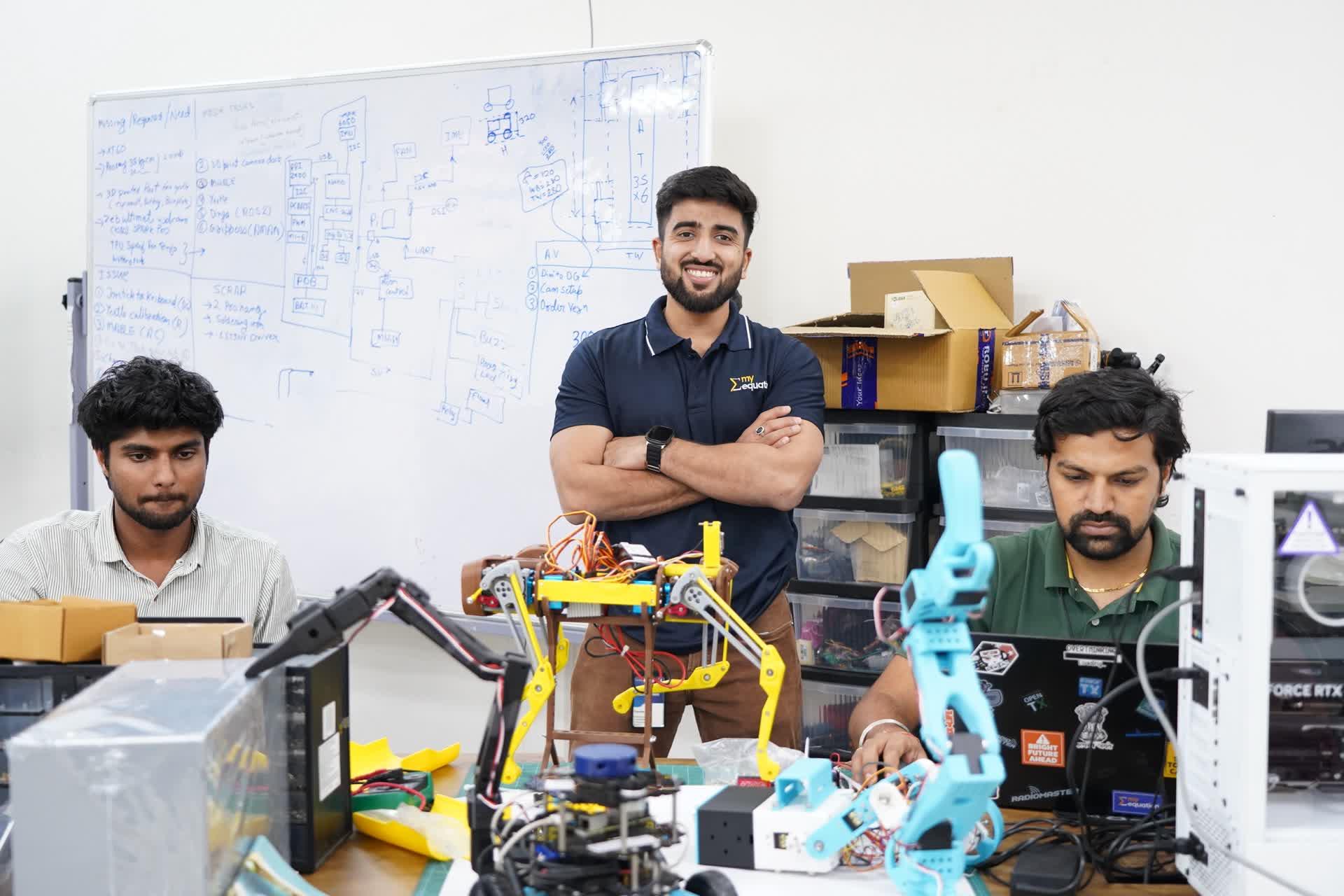 Resident Robotics — students at work