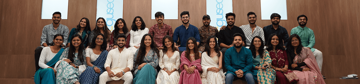 Team members working